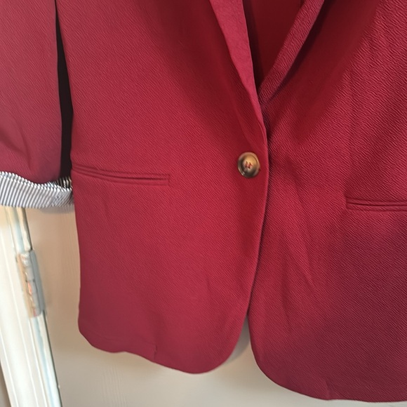 SHEIN - soft casual suit jacket - quarter sleeve- size large - Picture 4 of 4